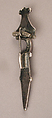 Bow Brooch, Silver with gilding and niello, Germanic