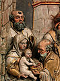 Adoration of the Magi Triptych Panel, relief: wood, polychromed and gilt, wings: tempera on panels, German