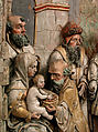 Adoration of the Magi Triptych Panel, relief: wood, polychromed and gilt, wings: tempera on panels, German