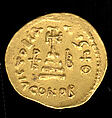 Solidus of Heraclius, Heraclius Constantine, and Heraclonas, Gold, Byzantine