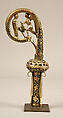Crozier Head, Copper-gilt, enamel, French