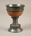 Mazer Bowl and Foot, Maple with gilded silver mounts, British