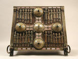 Shrine, Saint Manchan, Wood, bronze, brass, enamel, Irish