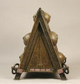 Shrine, Saint Manchan, Wood, bronze, brass, enamel, Irish