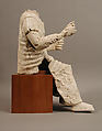 Seated Man, Plaster, Coptic