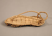 Pair of Sandals, Palm leaf with the inner sole made of strips, the lower sole in basket weave, and the straps plaited, Coptic