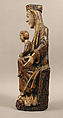 Virgin and Child, Wood, paint, and gilding, Catalan