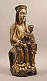 Virgin and Child, Wood, paint, and gilding, Catalan