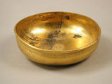 Bowl, Gold plate, Russian