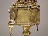 Footed Pyx, Silver, silver-gilt with opaque enamel, Spanish (?)
