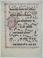 Manuscript Leaf with Initial D, from an Antiphonary, Tempera, ink, and metal leaf on parchment, German