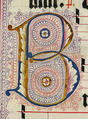 Manuscript Leaf With Initial B, From An Antiphonary | German | The ...