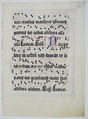 Manuscript Leaf with Initial C, from an Antiphonary, Tempera, ink, and metal leaf on parchment, German