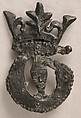 Badge with Bust of Crowned Becket, Tin/lead alloy, British