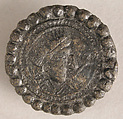 Badge of Edward II or John the Baptist, Tin/lead alloy, British