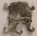 Badge with Crowned Letter A, Tin/lead alloy, British