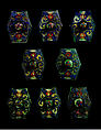Harness Ornaments, Copper alloy, champlevé enamel, Late Roman or Byzantine