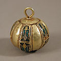 Spherical Pendant or Button | Byzantine | The Metropolitan Museum of Art