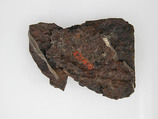 Belt Plate, Iron, silver inlay, Frankish