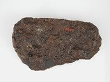 Belt Plate Fragment, Iron, silver inlay, Frankish