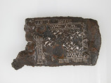 Belt Plate, Iron, silver inlay, Frankish