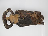 Belt Buckle Tongue, Iron, silver inlay, Frankish