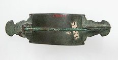 Bow Brooch, Champlevé enamel, bronze, traces of silver, Roman