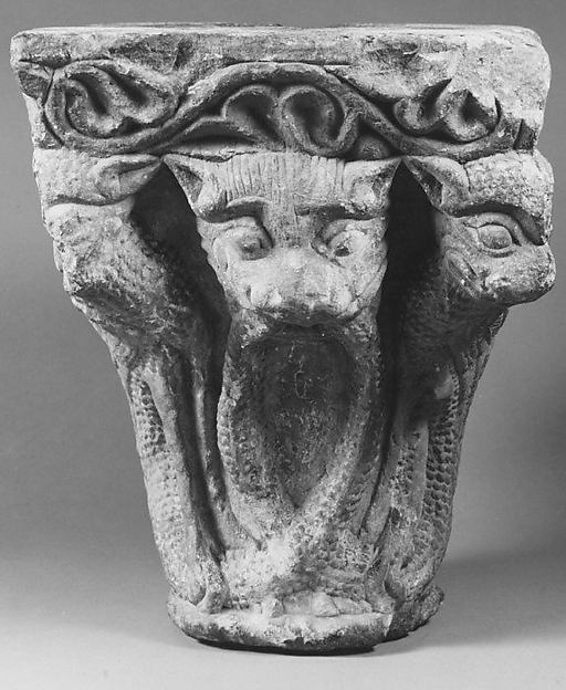 Capital with Engaged Impost by an unrecorded maker, The Metropolitan Museum of Art