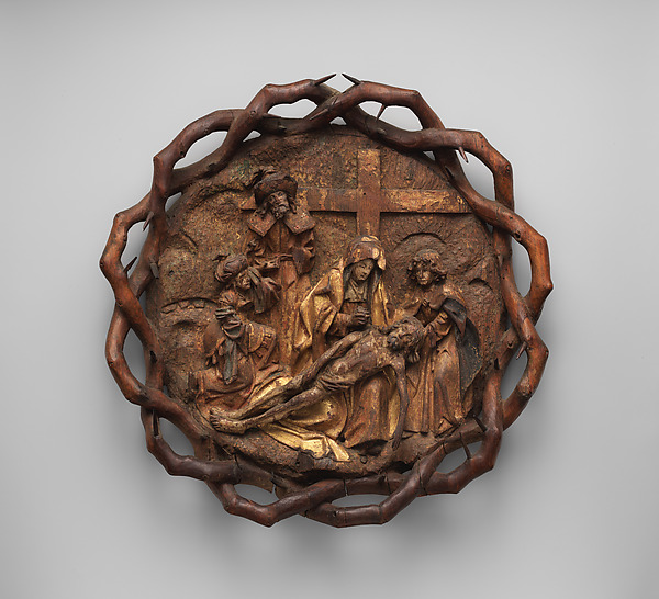 The Crown of Thorns with the Lamentation or Pietà by Anonymous