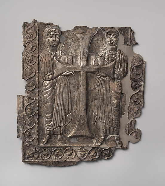 Plaque with Two Saints by an unrecorded maker, The Metropolitan Museum of Art