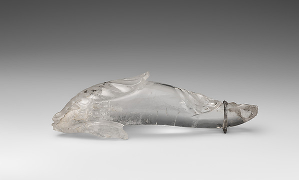 Rock Crystal Statuette of a Dolphin by an unrecorded maker, The Metropolitan Museum of Art