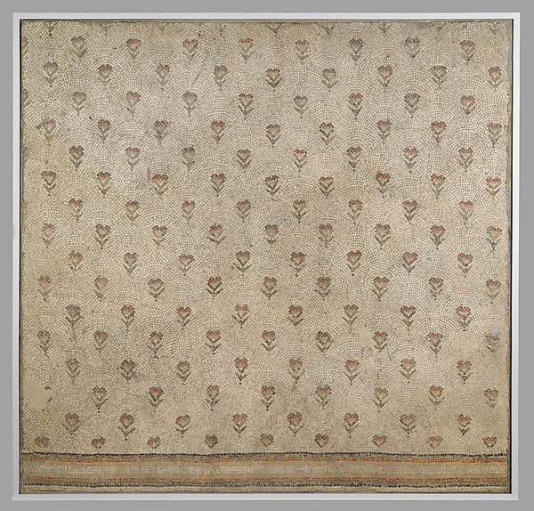 Section of a Marble Mosaic Bathhouse Floor by an unrecorded maker, The Metropolitan Museum of Art