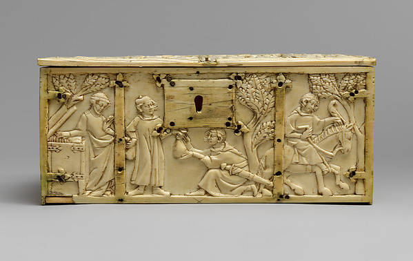 Box with the Parable Prodigal Son and Scenes of Lovers