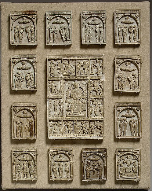 Icon with Christ Pantepotes and the Chorus of Saints by Anonymous