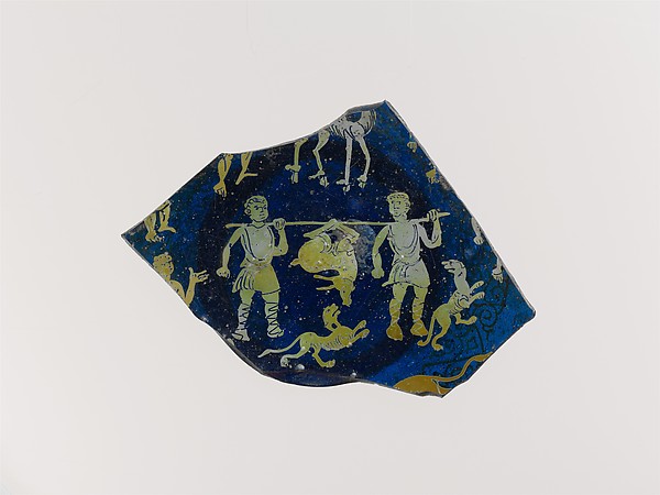 Fragment of a Glass Dish by an unrecorded maker, The Metropolitan Museum of Art