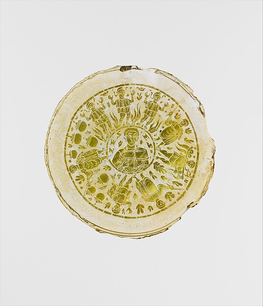 Bowl Base with Miracle Scenes by an unrecorded maker, The Metropolitan Museum of Art