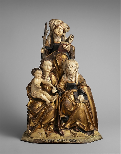 The Virgin and Child, Saint Anne, and Saint Emerentia by Anonymous