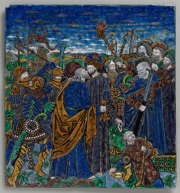 Plaque with The Betrayal of Christ by Monvaerni