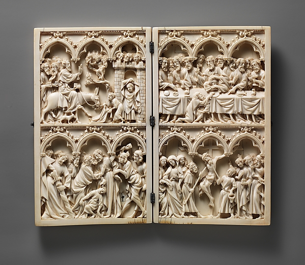 Diptych with Scenes from the Passion by Anonymous