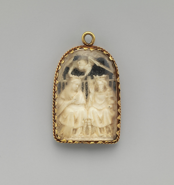 Pendant with the Coronation of the Virgin by Anonymous