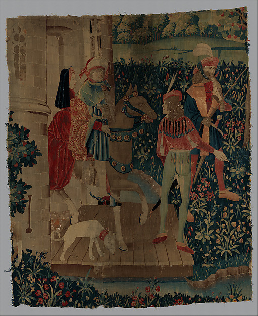 A Hunting Party Leaving a Castle (From Incidents in a Stag Hunt)