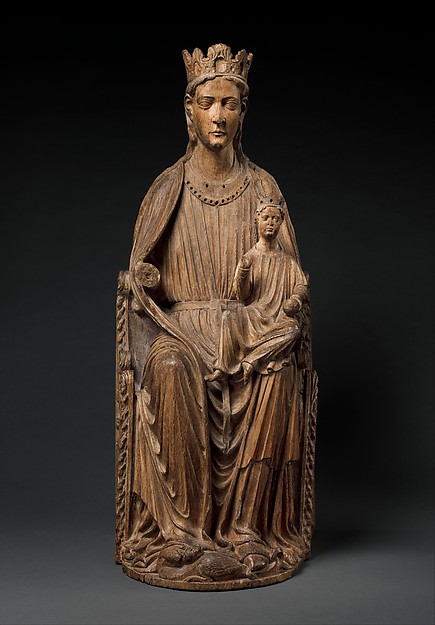 Enthroned Virgin and Child by Anonymous