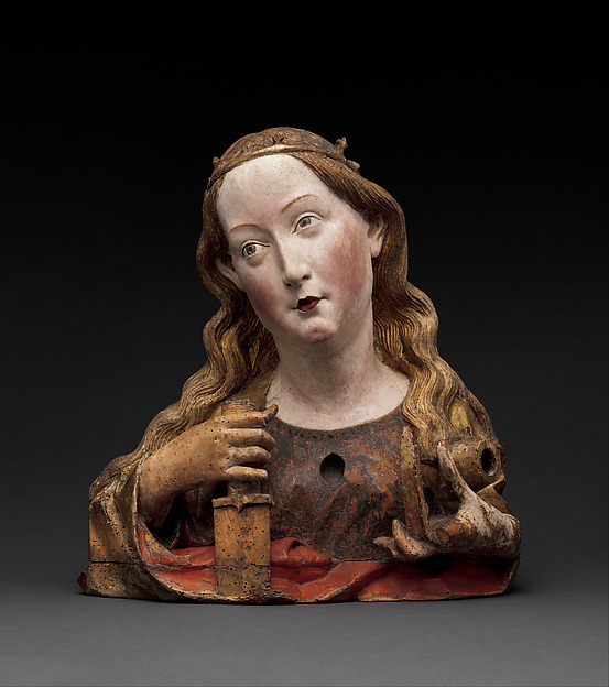 Reliquary Bust of Saint Catherine of Alexandria by Niclaus Gerhaert von Leyden