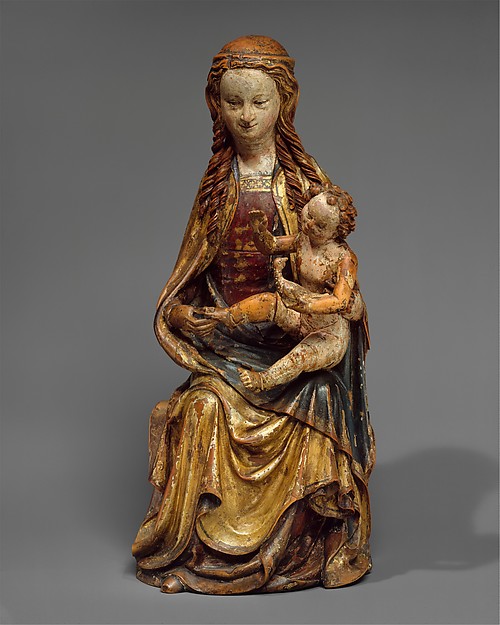 Enthroned Virgin and Child by Anonymous
