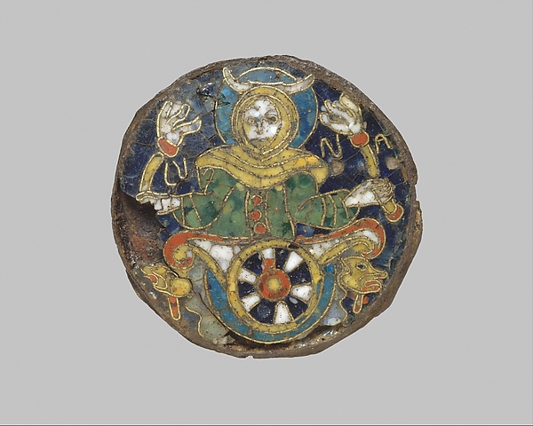 Roundel with a Personification of the Moon by an unrecorded maker, The Metropolitan Museum of Art
