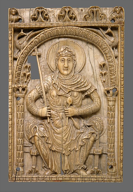 Plaque with the Virgin Mary as a Personification of the Church by Anonymous