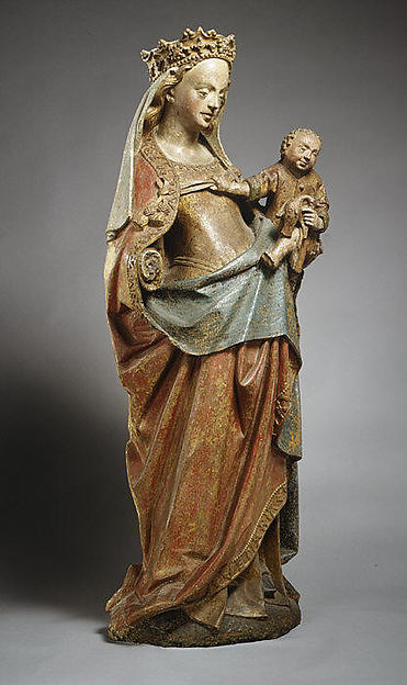 Virgin and Child with Bird by Anonymous