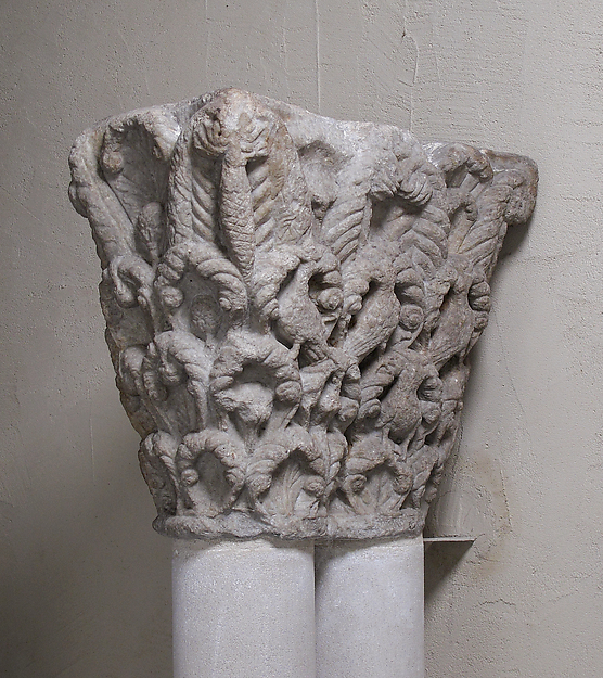 Double Capital with Birds, 12th–13th century