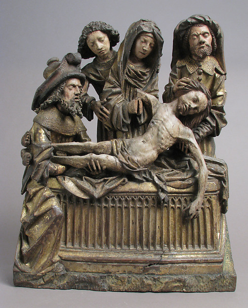 The Entombment of Christ with the Virgin Mary, Saint John, Nicodemus, and Joseph of Arimathea by Anonymous