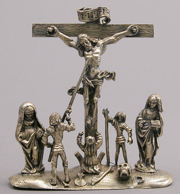 Pendant with the Crucifixion and Attendant Figures by Anonymous